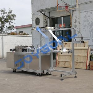 Semi automatic blank face mask body making machine