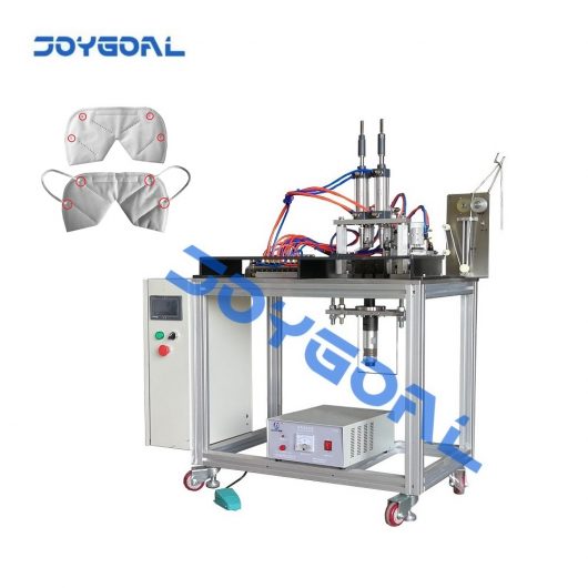 Semi automatic mask earloop ultrasonic spot welding machine for N95