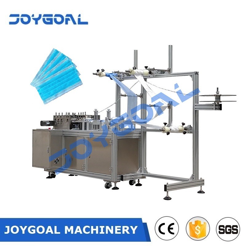 Semi automatic blank face mask body making machine