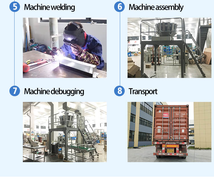 vp series combined type vertical packing machine for nut hardware