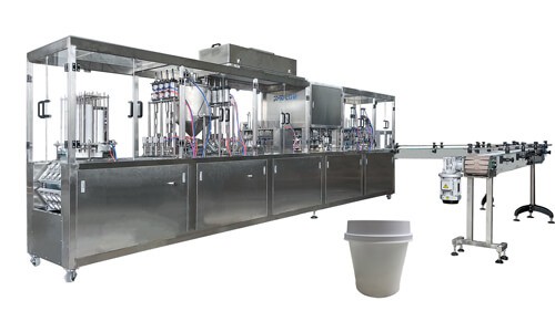 What materials can the automatic cup filling and sealing machine manufactured by shanghai joygoal machinery co., ltd. be filled?