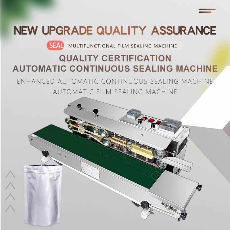 Automatic continuous plastic bag sealing machine with Coding