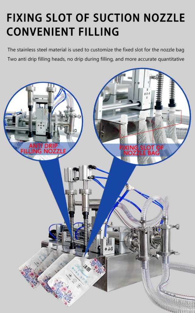 Standing Spout Pouch Filling Capping Machine